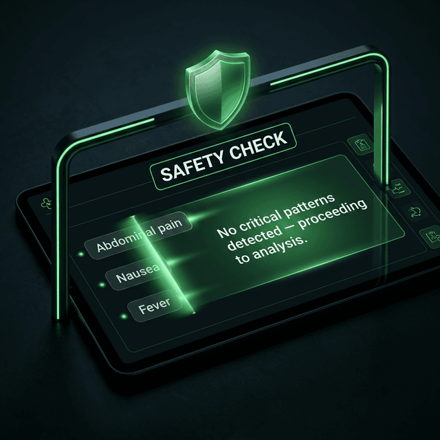 Safety Check Runs Instantly