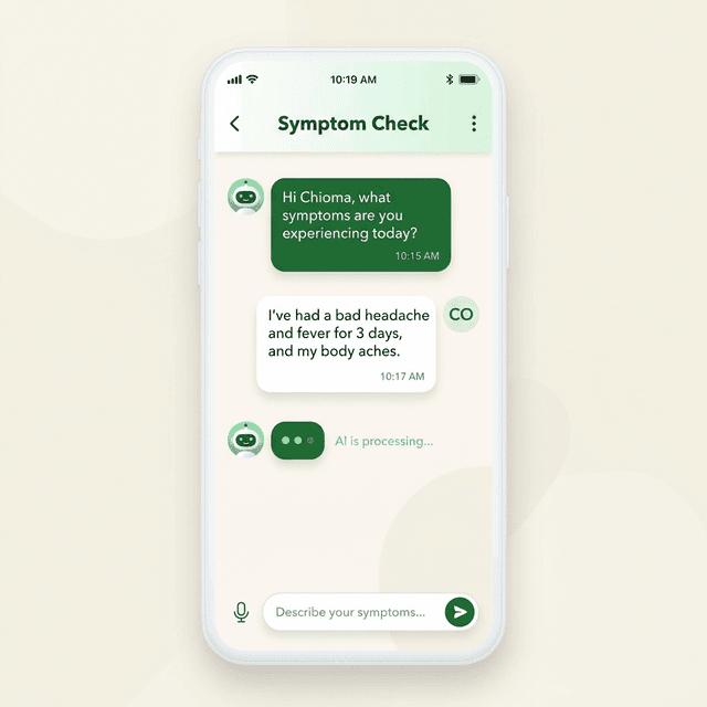 Patient Describes Their Symptoms